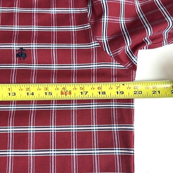 NWOT Boy’s Brooks Brothers Fleece Plaid Cotton Long Sleeve Button Down Shirt L - Picture 11 of 13